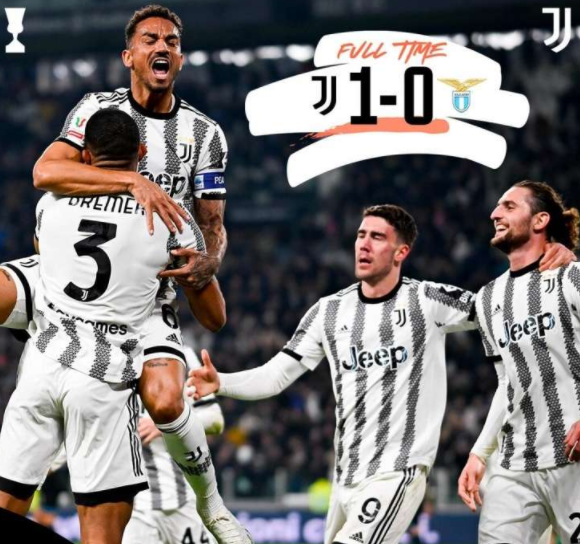 意杯-尤文1-0拉齐奥半决赛将战国米 布雷默破门科斯蒂奇献助攻 意杯-尤文1-0拉齐奥半决赛将战国米 布雷默破门科斯蒂奇献助攻