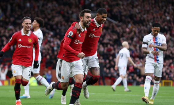 英超-十人曼联2-1水晶宫 拉什福德造点+破门卡塞米罗锁喉染红 英超-十人曼联2-1水晶宫 拉什福德造点+破门卡塞米罗锁喉染红