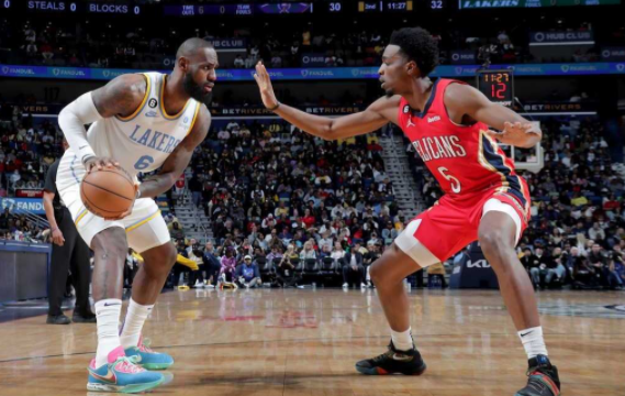 NBA-鹈鹕131-126逆转湖人止10连败 詹姆斯27+9浓眉大号两双 莺歌35分 NBA-鹈鹕131-126逆转湖人止10连败 詹姆斯27+9浓眉大号两双 莺歌35分