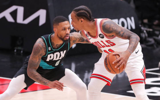 NBA-公牛129-121力克开拓者 拉分36分利拉德空砍40+5+5 德罗赞27分 NBA-公牛129-121力克开拓者 拉分36分利拉德空砍40+5+5 德罗赞27分