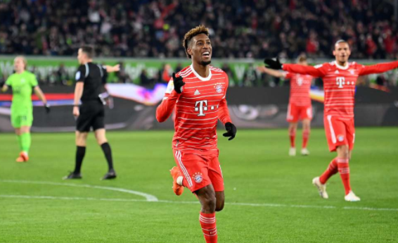 德甲-十人拜仁4-2狼堡 科曼双响穆西亚拉一条龙破门基米希染红 德甲-十人拜仁4-2狼堡 科曼双响穆西亚拉一条龙破门基米希染红