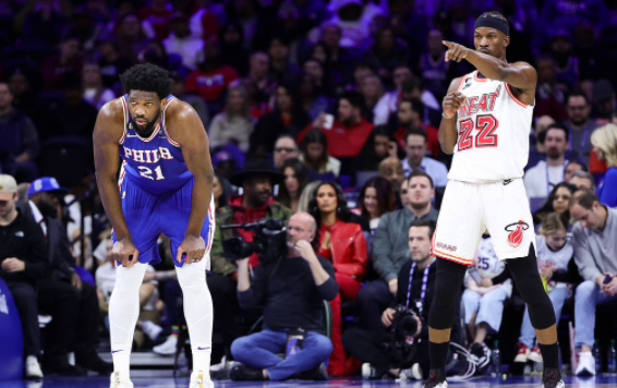 巴特勒23+10+9 恩比德27+12 哈登20+12 热火101-99险胜76人止4连败 巴特勒23+10+9 恩比德27+12 哈登20+12 热火101-99险胜76人止4连败