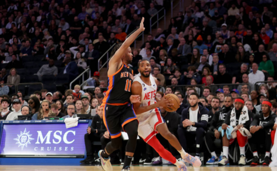 布伦森39+6 C-约翰逊33分 尼克斯6人上双142-118轻取篮网取7连胜 布伦森39+6 C-约翰逊33分 尼克斯6人上双142-118轻取篮网取7连胜