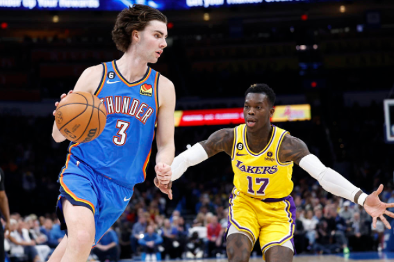 施罗德26+6 浓眉哥缺阵 基迪22+9+11 湖人6人上双123-117胜雷霆 施罗德26+6 浓眉哥缺阵 基迪22+9+11 湖人6人上双123-117胜雷霆