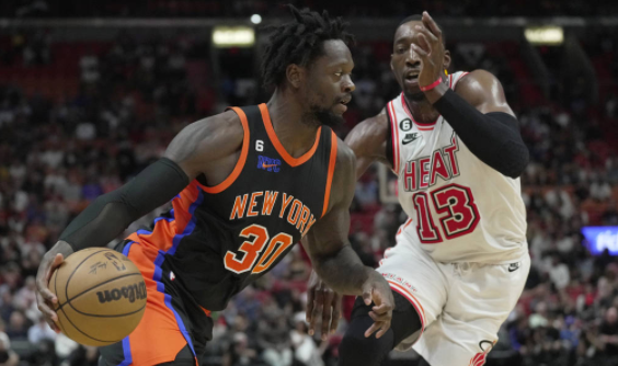 兰德尔43+9&三分准绝杀 巴特勒33+8 尼克斯122-120击败热火迎八连胜 兰德尔43+9&三分准绝杀 巴特勒33+8 尼克斯122-120击败热火迎八连胜