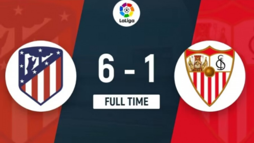 西甲-马竞6-1狂胜塞维利亚 孟菲斯、莫拉塔双响,格子传射 西甲-马竞6-1狂胜塞维利亚 孟菲斯、莫拉塔双响,格子传射