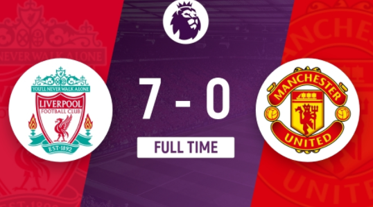 英超-利物浦7-0大胜曼联创双红会历史最大比分 法老加克波努涅斯双响 英超-利物浦7-0大胜曼联创双红会历史最大比分 法老加克波努涅斯双响
