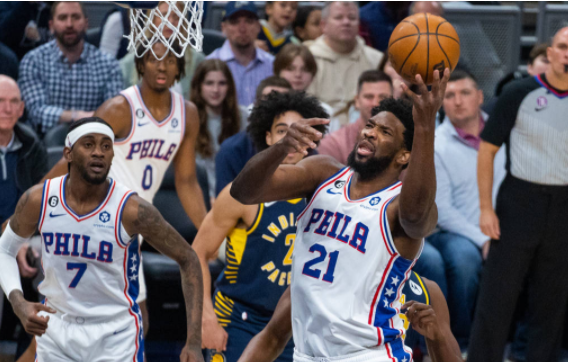 恩比德高效42分哈登20助攻 哈利伯顿40+16步行者143-147负76人 恩比德高效42分哈登20助攻 哈利伯顿40+16步行者143-147负76人