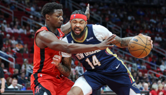 英格拉姆26+9 CJ26+6+5 格林40分 鹈鹕117-107终结火箭3连胜 英格拉姆26+9 CJ26+6+5 格林40分 鹈鹕117-107终结火箭3连胜