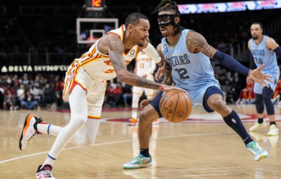 莫兰特27+3+6特雷-杨空砍28+10 贝恩25分灰熊123-119险胜老鹰 莫兰特27+3+6特雷-杨空砍28+10 贝恩25分灰熊123-119险胜老鹰