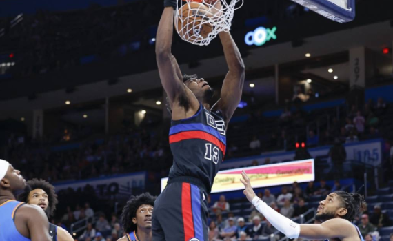 杰伦-威廉姆斯27+8+6&补篮绝杀 艾维24+9 雷霆107-106险胜活塞 杰伦-威廉姆斯27+8+6&补篮绝杀 艾维24+9 雷霆107-106险胜活塞