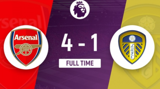 英超-热苏斯双响本-怀特扎卡破门 阿森纳4-1战胜利兹联8分领跑 英超-热苏斯双响本-怀特扎卡破门 阿森纳4-1战胜利兹联8分领跑