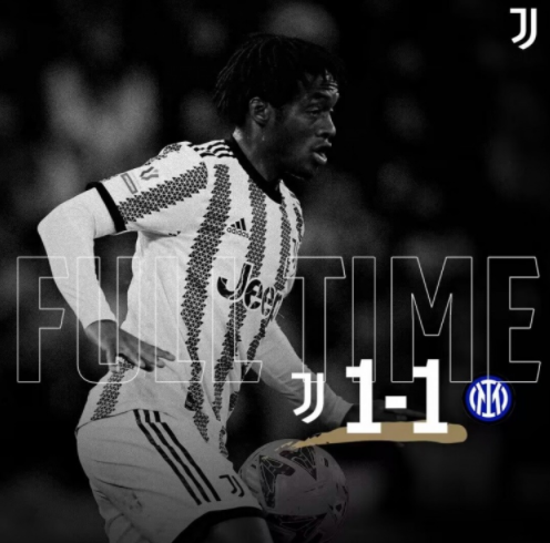 意杯-尤文1-1国米,夸德拉多破门,卢卡库点射绝平 意杯-尤文1-1国米,夸德拉多破门,卢卡库点射绝平