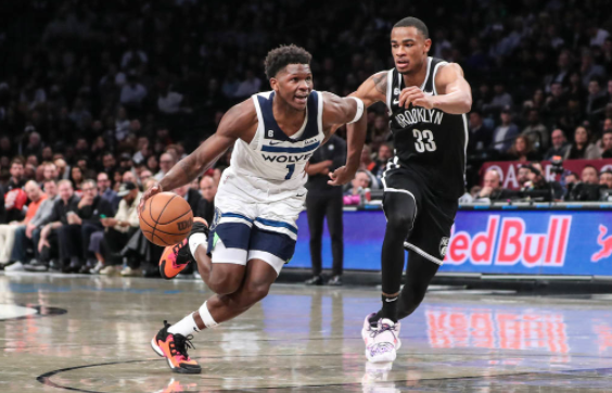 唐斯22+14丁威迪空砍30分 爱德华兹23分森林狼107-102险胜篮网 唐斯22+14丁威迪空砍30分 爱德华兹23分森林狼107-102险胜篮网