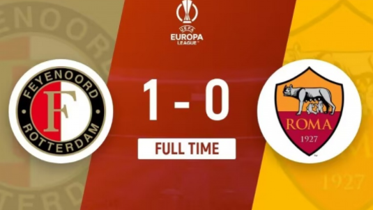 欧联杯-费耶诺德1-0罗马占先机 亚伯拉罕、迪巴拉伤退 欧联杯-费耶诺德1-0罗马占先机 亚伯拉罕、迪巴拉伤退