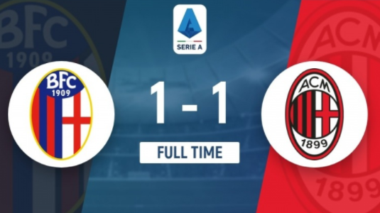 意甲-波贝加世界波雷比奇失良机 AC米兰1-1战平博洛尼亚两连平 意甲-波贝加世界波雷比奇失良机 AC米兰1-1战平博洛尼亚两连平