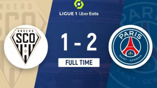 法甲-昂热1-2负巴黎 姆巴佩梅开二度,梅西助攻创纪录 法甲-昂热1-2负巴黎 姆巴佩梅开二度,梅西助攻创纪录