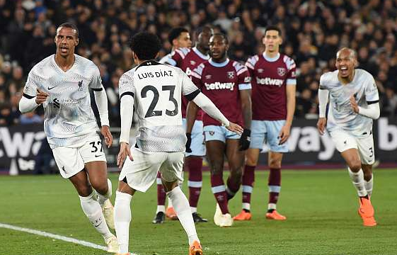 英超-利物浦客场2-1战胜西汉姆 加克波破门马蒂普头槌建功 英超-利物浦客场2-1战胜西汉姆 加克波破门马蒂普头槌建功