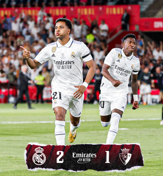 国王杯-皇马2-1击败奥萨苏纳时隔9年再夺冠 罗德里戈梅开二度 国王杯-皇马2-1击败奥萨苏纳时隔9年再夺冠 罗德里戈梅开二度