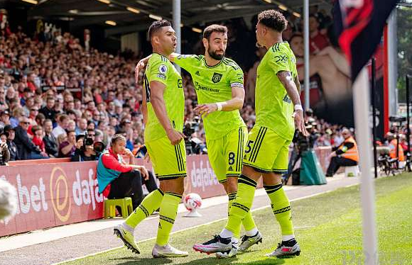 英超-埃里克森妙传卡塞米罗制胜 曼联1-0小胜伯恩茅斯欧冠资格在望 英超-埃里克森妙传卡塞米罗制胜 曼联1-0小胜伯恩茅斯欧冠资格在望