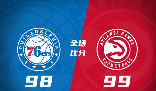 老鹰99-98险胜76人 巴夫金准绝杀&14+7 斯普林格29分 老鹰99-98险胜76人 巴夫金准绝杀&14+7 斯普林格29分