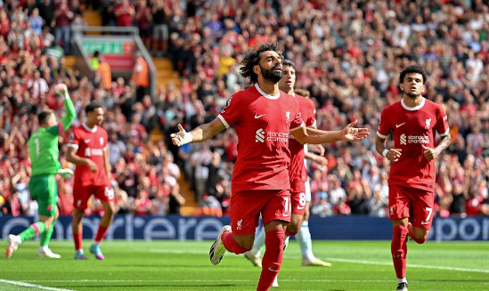 英超-萨拉赫破门迪亚斯若塔建功麦卡染红 利物浦3-1伯恩茅斯 英超-萨拉赫破门迪亚斯若塔建功麦卡染红 利物浦3-1伯恩茅斯