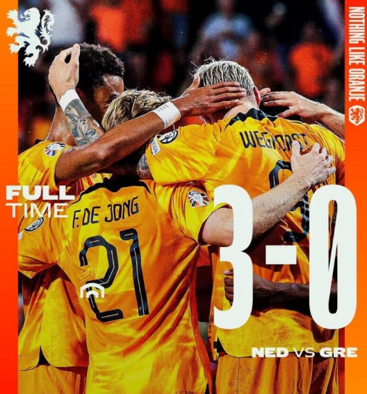 欧洲杯预选赛-荷兰3-0战胜希腊 韦霍斯特进球,加克波破门 欧洲杯预选赛-荷兰3-0战胜希腊 韦霍斯特进球,加克波破门