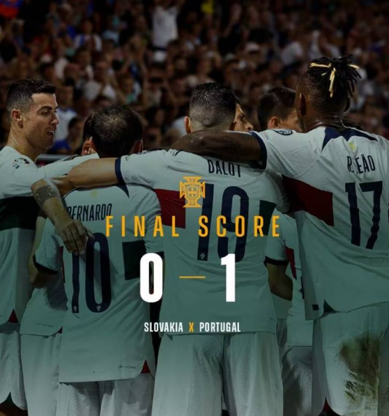 欧预赛-斯洛伐克0-1负葡萄牙,B费破门,C罗蹬踏染黄 欧预赛-斯洛伐克0-1负葡萄牙,B费破门,C罗蹬踏染黄