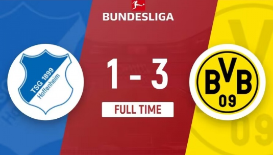 德甲-多特3-1击败霍芬海姆,菲尔克鲁格首球,罗伊斯破门 德甲-多特3-1击败霍芬海姆,菲尔克鲁格首球,罗伊斯破门