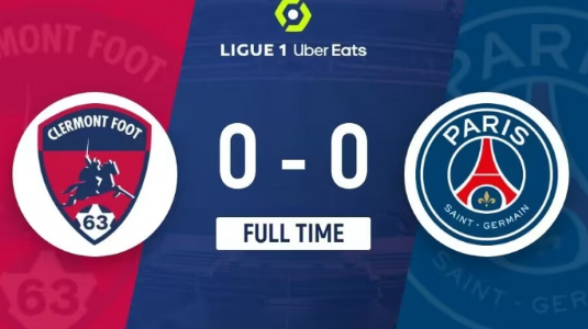 法甲-克莱蒙0-0闷平巴黎 姆巴佩中柱+假摔染黄 法甲-克莱蒙0-0闷平巴黎 姆巴佩中柱+假摔染黄