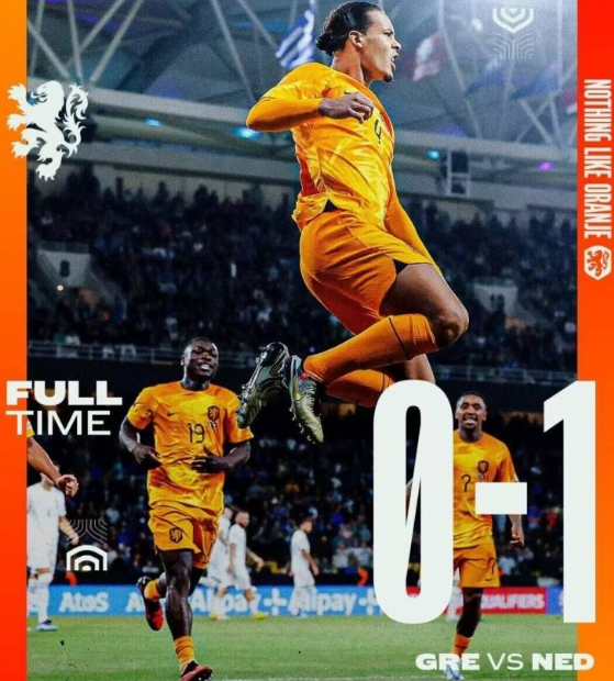 欧预赛-荷兰1-0希腊 范迪克补时点杀韦霍斯特失点 欧预赛-荷兰1-0希腊 范迪克补时点杀韦霍斯特失点