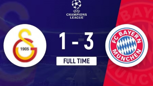 欧冠-拜仁3-1击败加拉塔萨雷,凯恩、穆夏拉传射,科曼建功 欧冠-拜仁3-1击败加拉塔萨雷,凯恩、穆夏拉传射,科曼建功