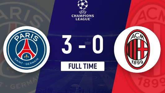 欧冠-巴黎3-0大胜AC米兰,姆巴佩低射破门,李刚仁进球 欧冠-巴黎3-0大胜AC米兰,姆巴佩低射破门,李刚仁进球