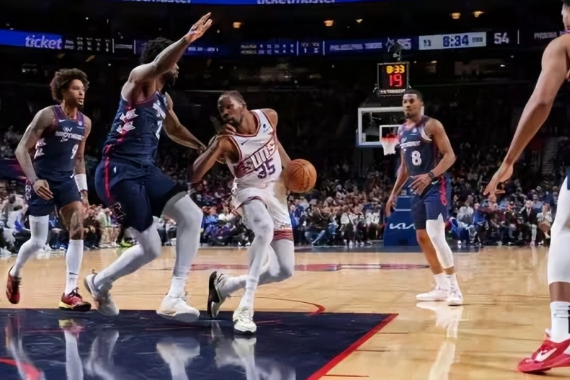 恩比德26+11 杜兰特31+7 76人112-100射落太阳取4连胜 恩比德26+11 杜兰特31+7 76人112-100射落太阳取4连胜
