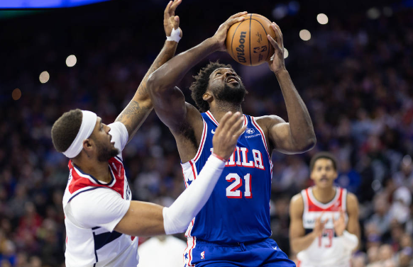 76人146-128轻取奇才迎5连胜 恩比德三节48+11+6 库兹马28+6 76人146-128轻取奇才迎5连胜 恩比德三节48+11+6 库兹马28+6