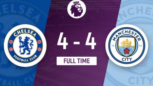 英超-切尔西4-4战平曼城,哈兰德双响,切尔西4人进球 英超-切尔西4-4战平曼城,哈兰德双响,切尔西4人进球