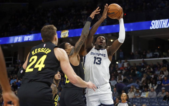 小贾伦20分6封盖科林斯17分 贝恩17+9灰熊105-91胜爵士 小贾伦20分6封盖科林斯17分 贝恩17+9灰熊105-91胜爵士