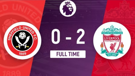 英超-利物浦2-0战胜谢菲尔德联 索博斯洛伊、范戴克建功 英超-利物浦2-0战胜谢菲尔德联 索博斯洛伊、范戴克建功