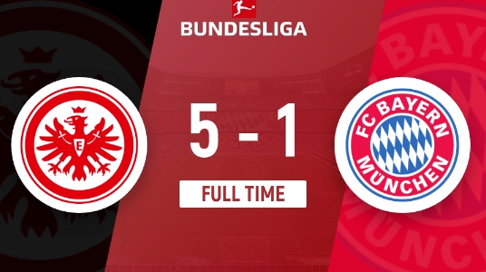 德甲-惨案!拜仁1-5不敌法兰克福遭联赛首败 后防4人送礼丢4球 德甲-惨案!拜仁1-5不敌法兰克福遭联赛首败 后防4人送礼丢4球