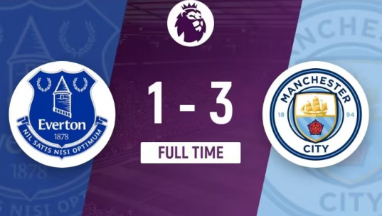 英超-曼城3-1战胜埃弗顿暂升第四 福登世界波小蜘蛛点射B席传射 英超-曼城3-1战胜埃弗顿暂升第四 福登世界波小蜘蛛点射B席传射
