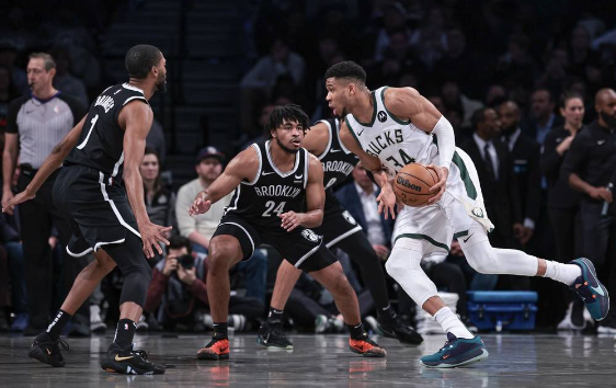 字母哥30+准三双米德尔顿27+10 雄鹿客场144-122大胜篮网 字母哥30+准三双米德尔顿27+10 雄鹿客场144-122大胜篮网