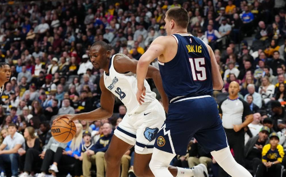 约基奇三双莫兰特缺阵 贝恩空砍23分灰熊105-142不敌掘金 约基奇三双莫兰特缺阵 贝恩空砍23分灰熊105-142不敌掘金