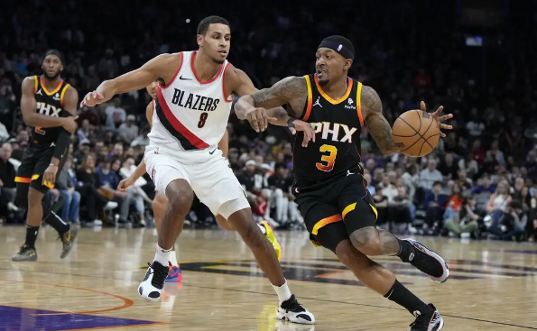 杜兰特缺战 比尔21分 布克10+8+6 太阳109-88大胜开拓者 杜兰特缺战 比尔21分 布克10+8+6 太阳109-88大胜开拓者