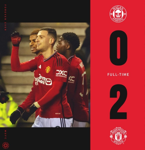 足总杯-曼联2-0维冈竞技顺利晋级 达洛特破门,B费点射建功 足总杯-曼联2-0维冈竞技顺利晋级 达洛特破门,B费点射建功