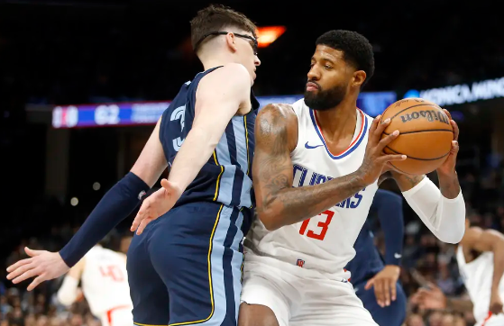 乔治37分伦纳德砍22+7哈登准两双 快船128-119力克灰熊迎3连胜 乔治37分伦纳德砍22+7哈登准两双 快船128-119力克灰熊迎3连胜