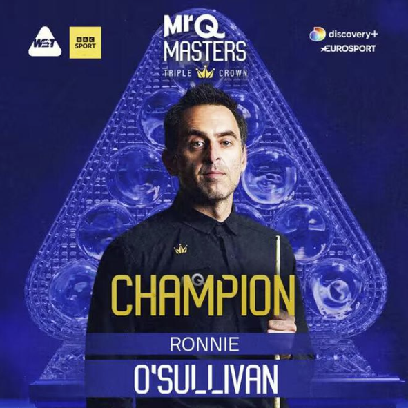 八冠王!斯诺克大师赛决赛:奥沙利文10-7卡特,时隔7年再次夺冠 八冠王!斯诺克大师赛决赛:奥沙利文10-7卡特,时隔7年再次夺冠