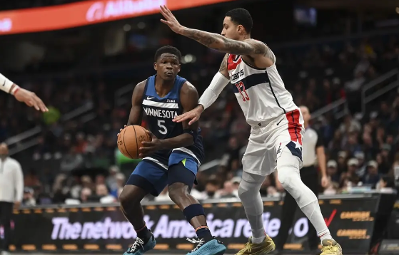 爱德华兹38+5库兹马17分 唐斯27分森林狼118-107胜奇才 爱德华兹38+5库兹马17分 唐斯27分森林狼118-107胜奇才