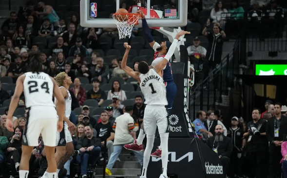 库兹马18+11+5 文班亚马22+11 瓦塞尔24+5 奇才118-113逆转马刺 库兹马18+11+5 文班亚马22+11 瓦塞尔24+5 奇才118-113逆转马刺