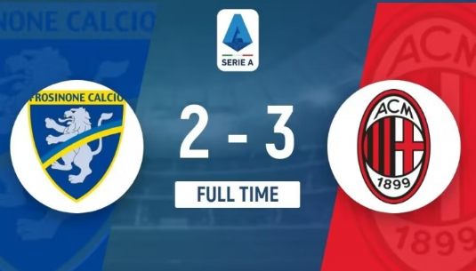 意甲-弗罗西诺内2-3不敌AC米兰,吉鲁传射、约维奇破门 意甲-弗罗西诺内2-3不敌AC米兰,吉鲁传射、约维奇破门