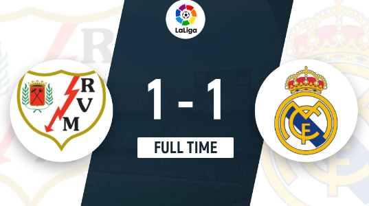 西甲-巴列卡诺1-1战平皇马,何塞卢闪击,德托马斯扳平 西甲-巴列卡诺1-1战平皇马,何塞卢闪击,德托马斯扳平